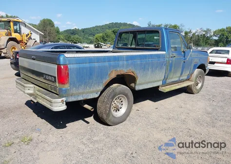 1989 Ford F250 z USA, uszkodzony, nr VIN 1FTEF26N9KNB30593